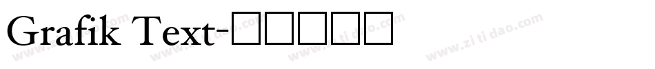 Grafik Text字体转换